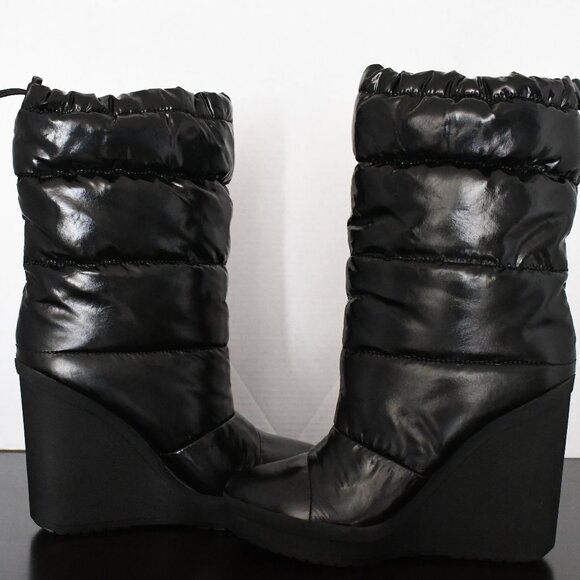 SPRING SALE PRICE DROP: COACH patent leather wedge boot - Picture 3 of 13